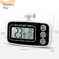 Miniatyrbillede 3 af 5: Digitalt køleskabs termometer temperatur -50°C til 70°C med krog til køleskab fryser LCD-display let at læse, 2 stk.