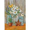 Miniatyrbild 1 av 5: Diamantmålningssats för vuxna, DIY 5D runda full diamant vit blomma diamantkonst, perfekt för hemfritid och väggdekoration