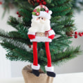Miniatyrbilde 5 av 5: julepynt juledekorative gjenstander scenedekorasjoner juletrepynt dukke langbeinte pynt