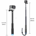 Miniatyrbilde 2 av 4: 36\" Selfie-pinne håndgrep forlengelsesstang for Gopro Hero/session 9 8 7 6 5 4 3+
