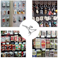 Miniatyrbild 5 av 5: 50 st Pegboard-krokar, väggkrokar för display Pegboard Garage Store Verktyg Förvaring Hängare Vägg Hylla Krokar