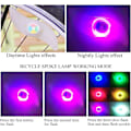 Miniatyrbilde 3 av 5: 4 X Led sykkelhjul lys, vanntett Led sykkelhjul lys med 3 blinkende moduser Led sykkelhjul lampe for voksen og barn sykkel - rød Color