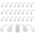 Miniatyrbillede 1 af 4: 30 stk. Tøjstangsforbindelseskroge Mini Kaskade Stak Til Skab Garderobe Pladsbesparende 50pcs