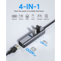 Pikkukuva 2 / 5: Usb C - Ethernet-sovitin, rj45 - Usb C Thunderbolt 3/type-c Gigabit Ethernet Lan -verkkoadapteri, yhteensopiva