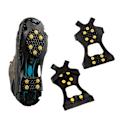 Miniatyrbilde 1 av 5: 1 par Anti-skli Stretch Snø Is Grips 10-stud Spikes Sko  Klamper  Gummi Slip-on Sko Klamper XL