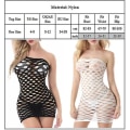 Miniatyrbillede 2 af 2: Kvinder Stropløs Net Bodycon Minikjole Lingeri Hullet Ud Mesh Nattøj Undertøj Red