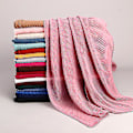 Miniatyrbilde 4 av 5: Ny mote Twill preget, plissert skjerf, bomull og lin hodeplagg, dame hodeplagg, skjerf blue