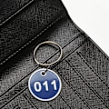 Pikkukuva 4 / 5: Käytännölliset metalliset numerokilvet, matkatavaroiden tunnisteet, avaimenperän etiketit 1-50 Blue