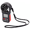 Miniatyrbillede 1 af 5: 866B Digital Anemometer Håndholdt Anemometer til måling af vindhastighed, temperatur og vindafkøling med baggrundsbelysning og maks./min.