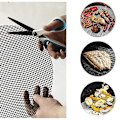 Miniatyrbillede 3 af 5: 3 stk. Bbq Grill Mesh Mat Non Stick Sheet Liners Grilling Mats Nonstick