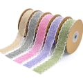 Miniatyrbillede 3 af 5: 1 rulle 10m linned webbing burlap webbing stof webbing DI