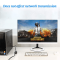 Pikkukuva 4 / 5: 2 kpl RJ45-liitinjatketta, Ethernet-kaapeliliitinsovitin naaras naaras, musta
