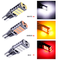 Pikkukuva 1 / 5: 10 kpl 912 921 T15 W16W Canbus LED-polttimo Auto Virheetön Peruutusvalot Lamppu, Valkoinen