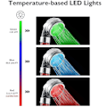 Miniatyrbillede 2 af 5: LED Brushoved, Håndbruser med Højt Tryk og 7 Farveskift 3 Color