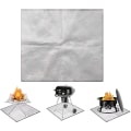 Miniatyrbilde 1 av 5: Matte for bålpanne for vedbrenner 100x100cm, piknik grill varmeisolasjonspute, flammehemmende