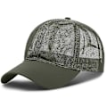 Miniatyrbillede 2 af 4: Unisex Mesh Baseball Caps Justerbar Åndbar Fuld Net Sol Hat Navy blue