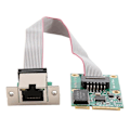 Miniatyrbillede 5 af 5: Mini PCIe 2.5G Ethernet Kort RJ45 Netværksadapter Gigabit Netværksadapter Mini Pci-E 2500Mbps RJ45 LAN Controller Kort