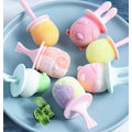 Miniatyrbillede 3 af 5: Børneisforme, 6 små isforme, silikone ispindeforme, genanvendelige popsicleforme, blå mini isforme