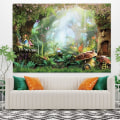 Pikkukuva 2 / 5: 150x100 cm Sienitaulu Sienimetsä Haltiakodin Psykedeelinen F