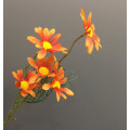 Miniatyrbild 1 av 2: 10 buketter konstgjorda prästkragar med hög UV-beständighet utomhus falska vilda blommor med stjälkar konstgjorda gröna buskar växter arrangemang Orange
