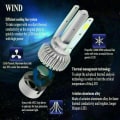 Pikkukuva 4 / 5: 1 Pari COB 9005 H10 HB3 LED -ajovalopolttimosarja 1800W 270000LM 6000K Sumuvalo