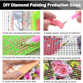 Pikkukuva 3 / 5: DIY 5D täydellinen timanttimaalaus, eläinten timanttimaalaus täysi timantti tiikeri, 5D timanttimaalaus timanttikirjonta timantti täydellinen sarja timanttikipu