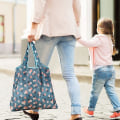 Miniatyrbild 4 av 5: Hopfällbar shoppingväska, 4 st återanvändbara shoppingväskor hopfällbara