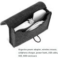 Miniatyrbilde 4 av 5: Oppbevaringspose for mus og Macbook-lader, Klassisk Filt
