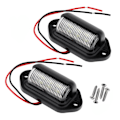 Miniatyrbillede 1 af 5: 2 stk. Universal Rød Hvid 12V 24V Nummerpladelys Lampe til Båd Trailer RV Lastbil