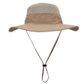 Miniatyrbillede 1 af 4: Unisex bredskygget hat, UPF 50+ vandtæt solbeskyttelse, sommer UV-beskyttelse Boonie Hat Khaki