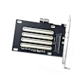 Pikkukuva 2 / 5: SFF-8639 U.2 U.3 - PCIE 3.0 4.0 X1 -sovitinkortti, sovitin emolevyn paikka PCIEX1, monitoimisovitinmoduuli