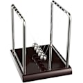 Miniatyrbillede 5 af 5: Newtons Vugge Pendul, Perpetual Motion Skrivebordslegetøj, Svingende Kinetisk Energi Kugle til Kontorindretning 7 x 7 x 6 tommer