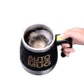 Rostfritt stål magnetisk kopp automatisk blandningskopp BLACK