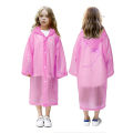 Miniatyrbilde 4 av 5: 2-pakning Regnfrakk Regnponcho for barn, Gjenbrukbar Eva Klar Lett Bærbar Regnjakker for Småbarn Gutter Jenter Blue Pink