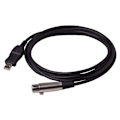 Miniatyrbillede 1 af 5: 3m USB Mikrofon Mic Link Kabel Adapter Han XLR Hun Til Pc Til Notebook Mac