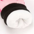 Miniatyrbillede 3 af 4: 1 par Fashion Langærmede Luffer 2-6 År Gamle Vindtætte Børne Skihandsker Vinter Pink