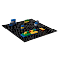 Miniatyrbillede 2 af 4: 5 stk. Klassiske baseplader 10\" X 10\" Stakbar murstensbaseplade kompatibel med alle større mærker Baseplade Black