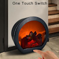 Miniatyrbild 3 av 5: Dekorativ spislantern, simulerad logeffekt LED-spislampa, touchbrytare och USB-driven spislantern för juldekoration