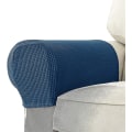 Miniatyrbild 1 av 3: Soffa Armstödsskydd Stretch Armstödsskydd Kåpor För Fåtölj, Vit Royal Blue