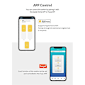 Miniatyrbilde 4 av 5: Tuya Zigbee Smart Brasil Stikkontakt Bryter 10A Bryter Støtte Stemmestyring TUYA APP Kontroll for Smart Life EU Plugg