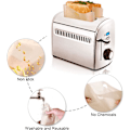 Miniatyrbillede 3 af 5: 6 stk. Genanvendelige Toasterposer Højtemperaturbestandig Bagepose til Toaster, Mikrobølgeovn, Ovn, Grill 16 * 16cm