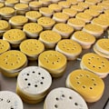 Miniatyrbillede 3 af 4: 10 stk. Slibeskiver Pads Sandpapirark Til Tilfældig Orbital Sander 8-huller P600