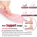 Miniatyrbilde 3 av 5: 2 par (svart 30-40M) Memory Foam Arch Support Pads for Fasciitis Innersåler Støvler Hæler Smertelindring Bunion Fødder