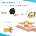 Miniatyrbillede 2 af 5: Gylden håndkreisel Fidget Spinner håndlegetøj Special højtydende kuglelejer Anti-stress Børn Fidget Finger Spinner Legering Lille Infinit