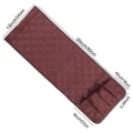 Miniatyrbilde 4 av 5: Sofa Armrest Hengepose Oppbevaringspose Fjernkontroll Snack Ryddig Organiser Hjem Wine Red