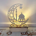Pikkukuva 3 / 5: Ramadan-koristeet, kuu- ja tähti-Ramadan-valot, Ramadan-koristeet - Ramadan Eid Led-yövalo, koristepöytä C