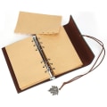 Pikkukuva 3 / 3: Nahkainen kirjoituslehtiö, Maleden Classic Spiral Bound Notebook Täytettävä päiväkirja