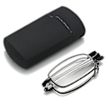 Miniatyrbillede 1 af 2: Sikker pasform Armless Ultralight Foldable Læsebriller Med Universal Pod Case 200