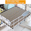 Miniatyrbillede 2 af 5: 3 stk. Bbq Grill Mesh Mat Non Stick Sheet Liners Grilling Mats Nonstick
