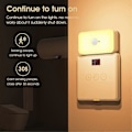 Miniatyrbillede 1 af 5: Tuya WiFi Menneskelig Bevægelsesdetektion PIR Sensor Varmt Hvidt Lys Sensor Natlys Smart Home Stemmefjernbetjening